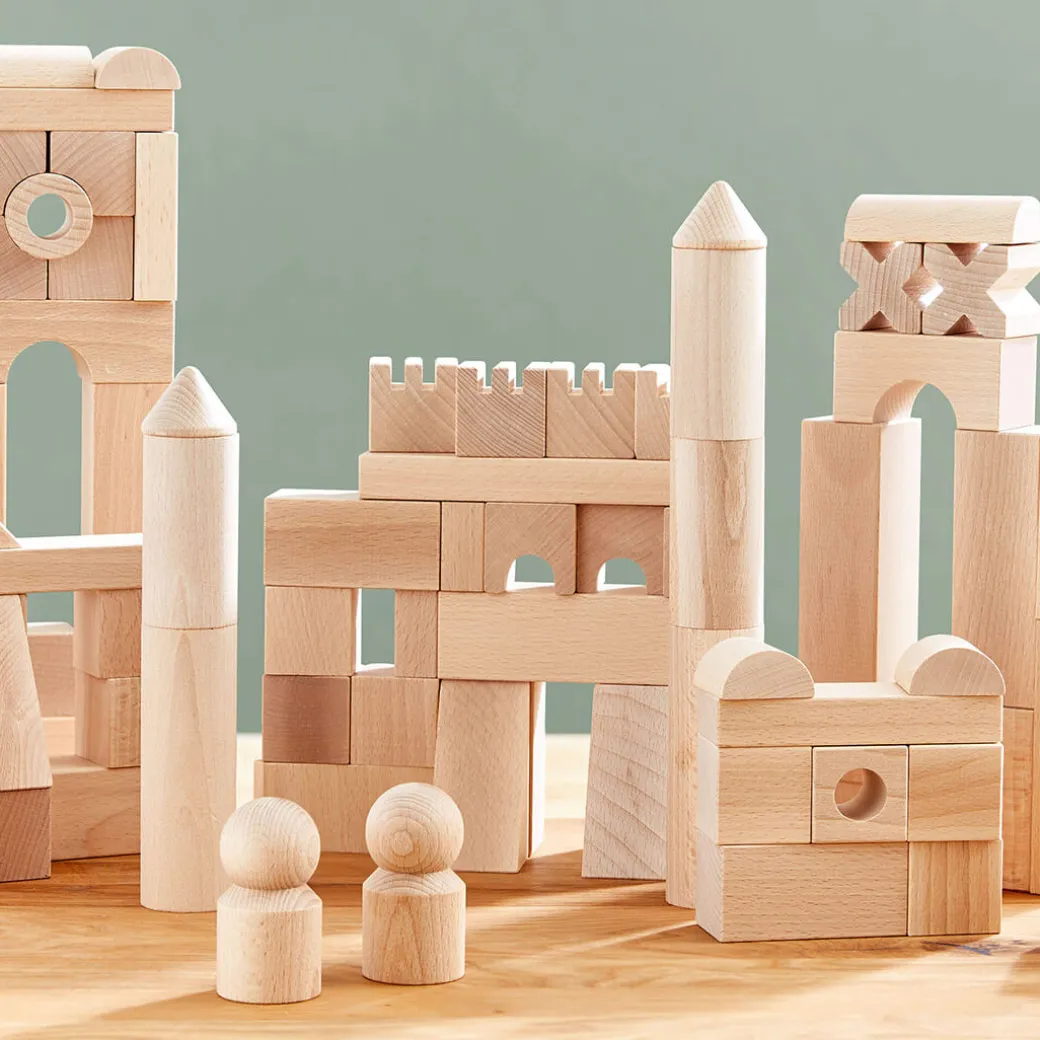 Wooden Building Blocks - Extra Large Set