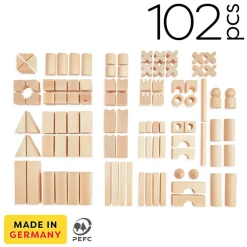 Wooden Building Blocks - Extra Large Set