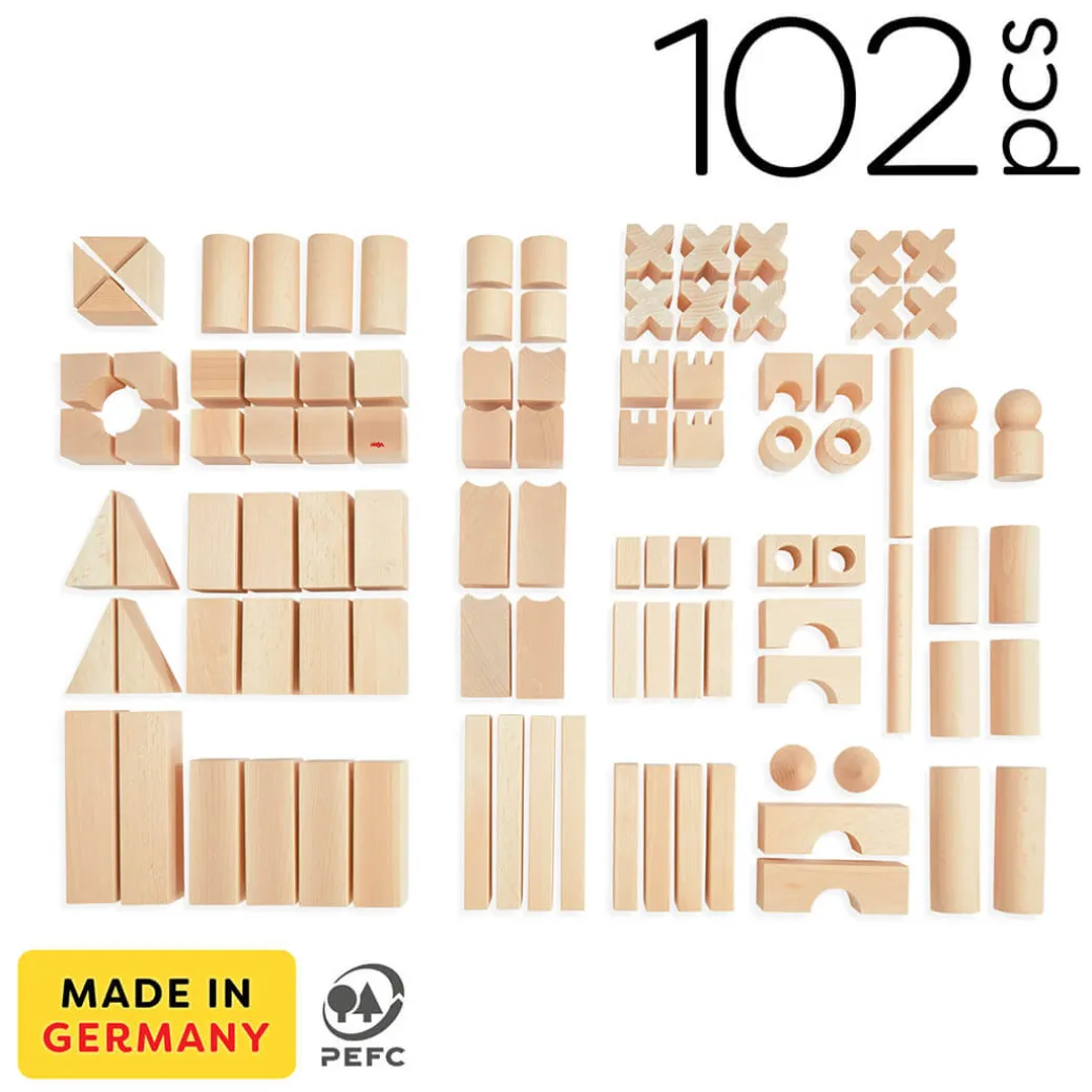 Wooden Building Blocks - Extra Large Set