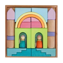 Wooden Building World Cloud Play Set