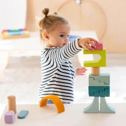 Wooden Building World Cloud Play Set