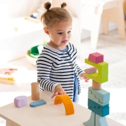 Wooden Building World Cloud Play Set