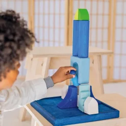 Wooden Building World Polar Light Set