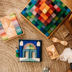 Wooden Building World Polar Light Set