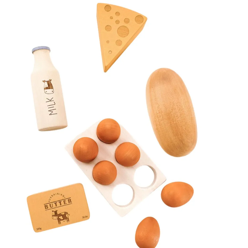 Wooden Country Play Food Set