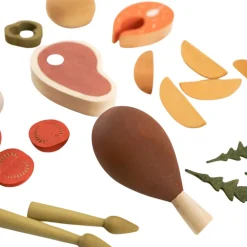 Wooden Dinner Play Food Set