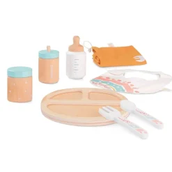 Wooden Doll Feeding Set