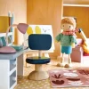 Wooden Dollhouse Study Furniture Set