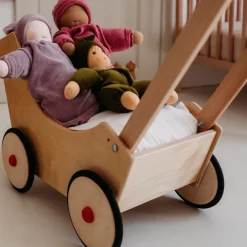 Wooden Doll Pram