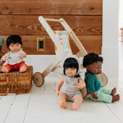 Wooden Doll Stroller