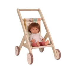 Wooden Doll Stroller