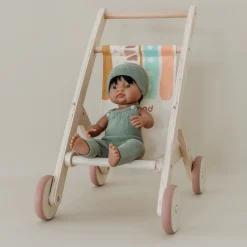 Wooden Doll Stroller