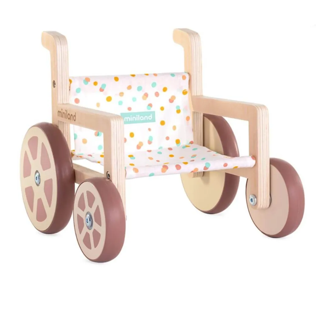 Wooden Doll Wheelchair