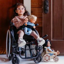 Wooden Doll Wheelchair