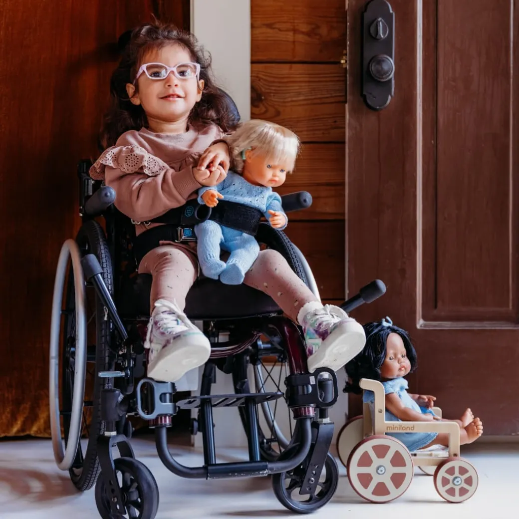 Wooden Doll Wheelchair