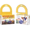 Wooden Egg-Painting Craft Kit