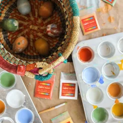 Wooden Egg-Painting Craft Kit