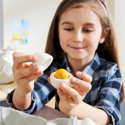 Wooden Eggs Play Food Set