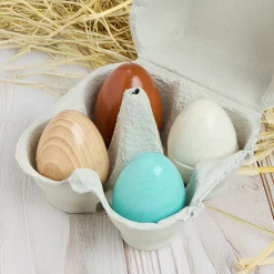 Wooden Eggs Play Food Set