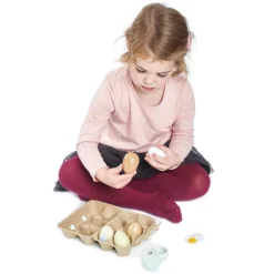 Wooden Eggs, Set of 6
