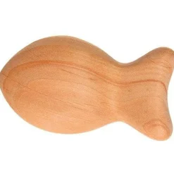 Wooden Fish Baby Rattle