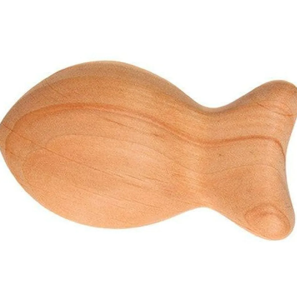 Wooden Fish Baby Rattle