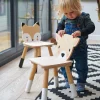 Wooden Forest Deer Chair