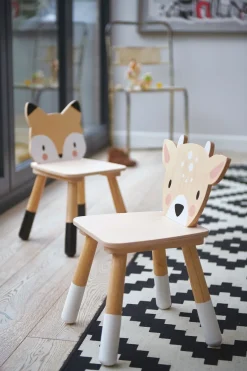 Wooden Forest Fox Chair