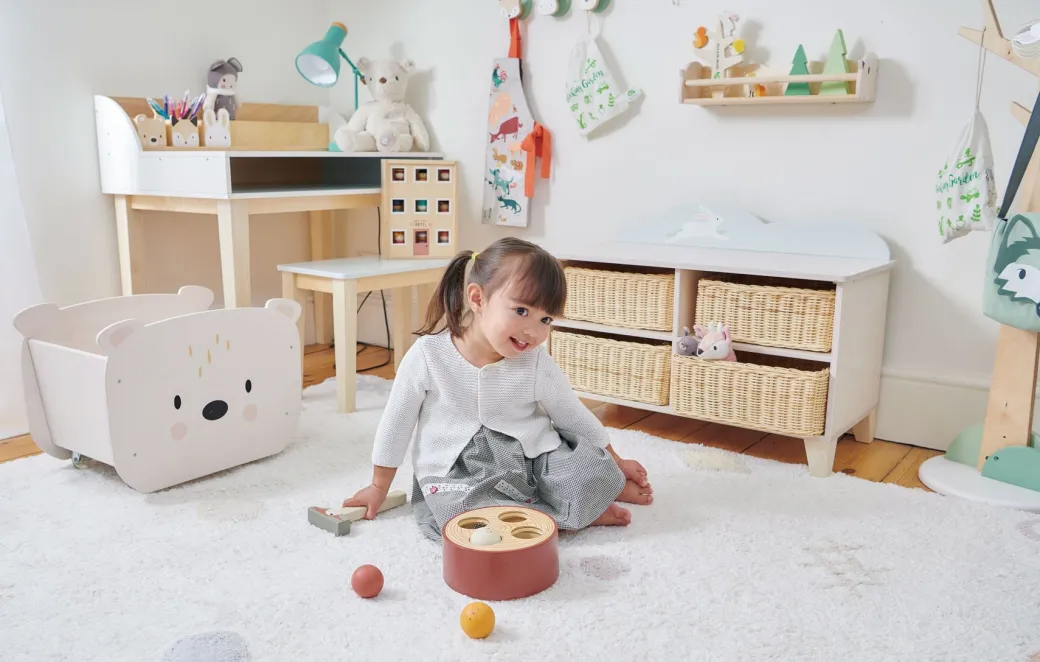 Wooden Forest Friends Desk and Chair