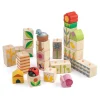 Wooden Garden Blocks Set