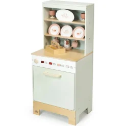 Wooden Kitchen Hutch and Dishwasher Playset