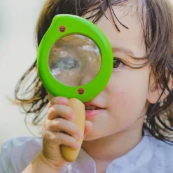 Wooden Leaf Magnifying Glass