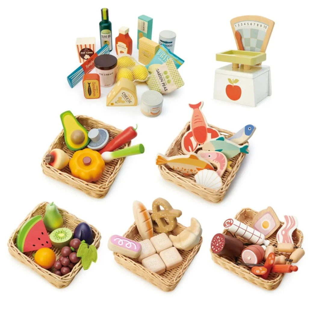 Wooden Market Day Play Food Bundle