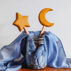 Wooden Moon Wand