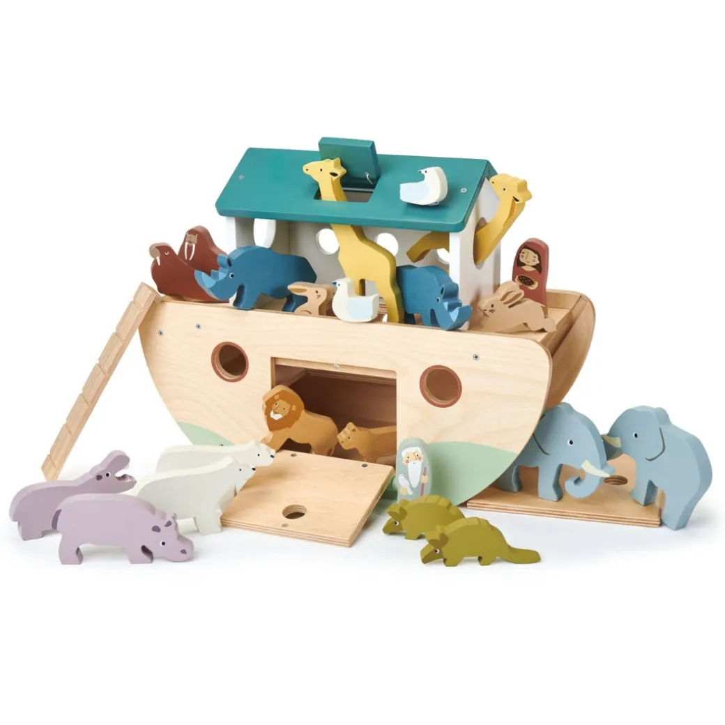 Wooden Noah’s Ark Play Set
