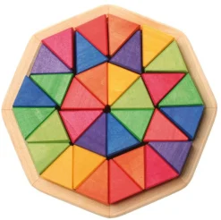 Wooden Octagon Puzzle Blocks