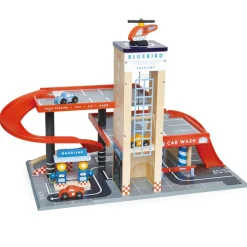 Wooden Parking Garage and Service Station