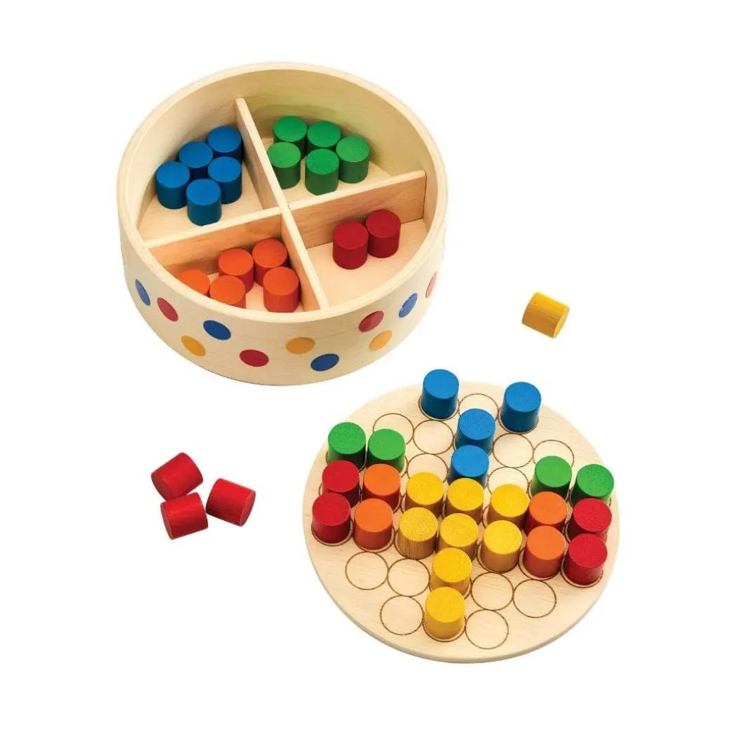 Wooden Peg Board Set