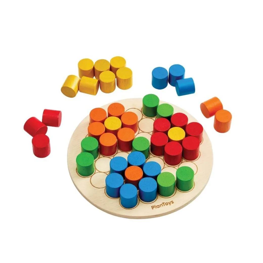 Wooden Peg Board Set