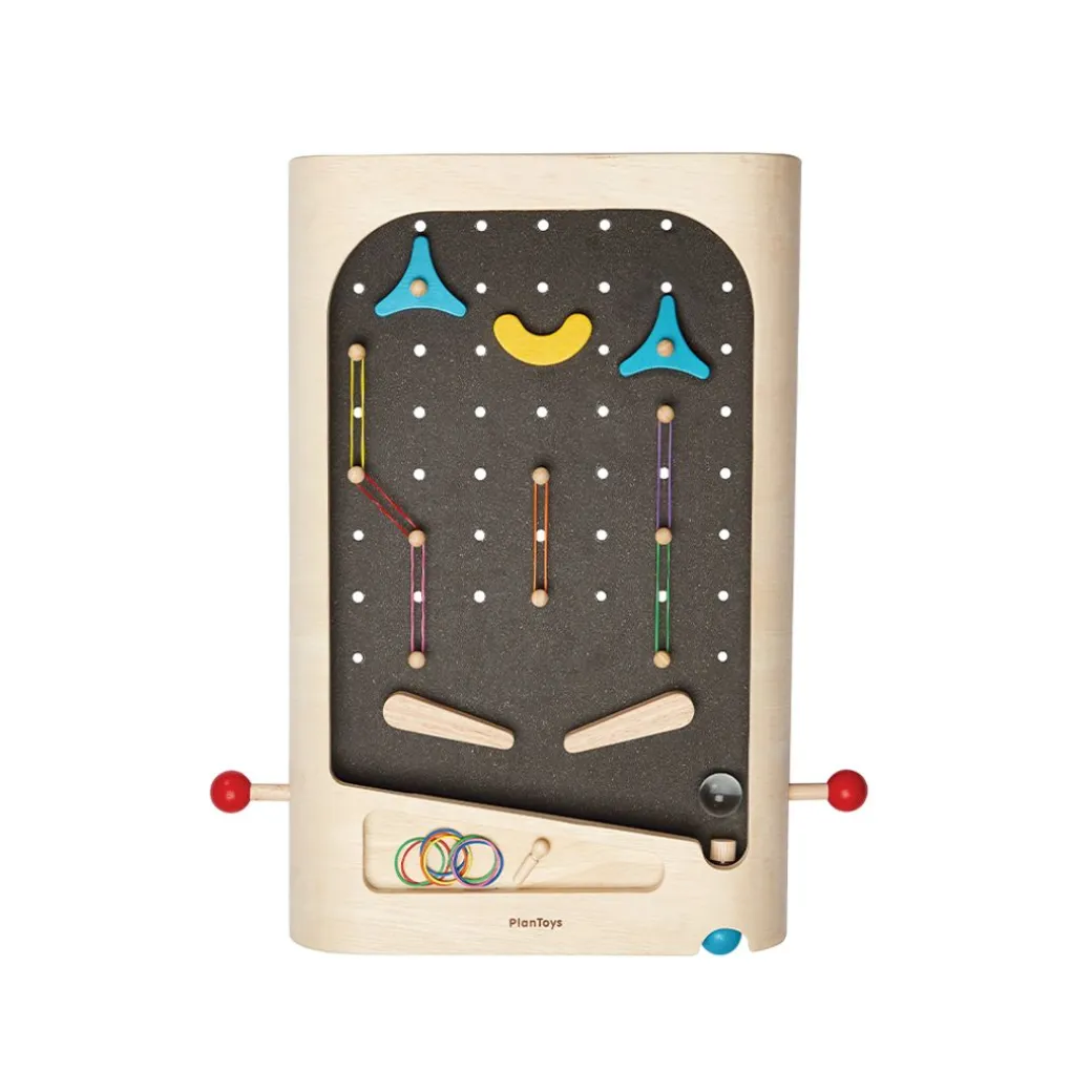 Wooden Pinball Game Set