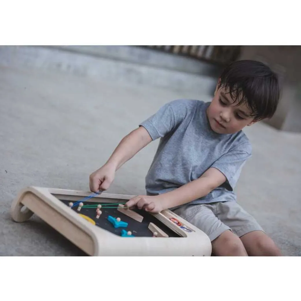 Wooden Pinball Game Set