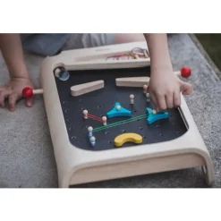 Wooden Pinball Game Set
