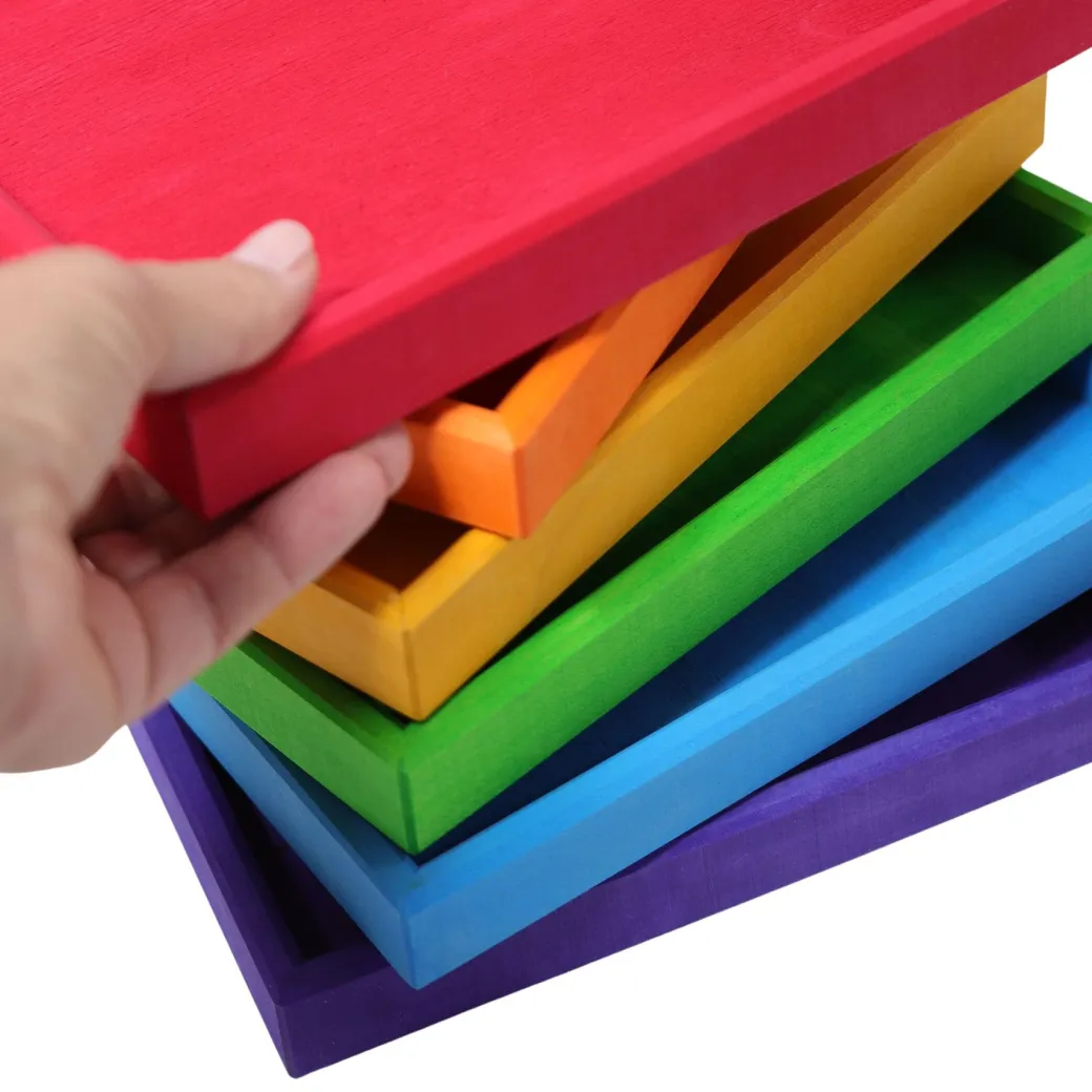 Wooden Rainbow Frames