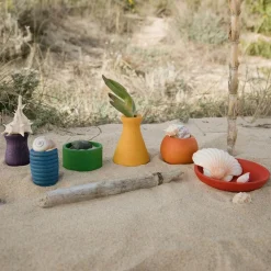 Wooden Rainbow Pots