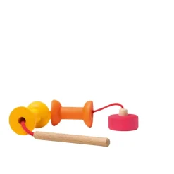 Wooden Rainbow Threading Game