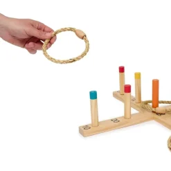 Wooden Ring Toss Game