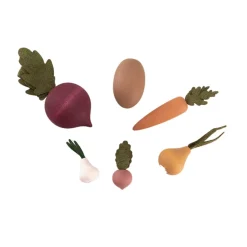 Wooden Root Vegetable Set