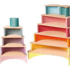 Wooden Semicircle Building Set