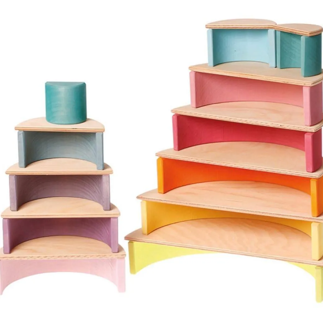 Wooden Semicircle Building Set