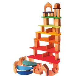 Wooden Semicircle Building Set